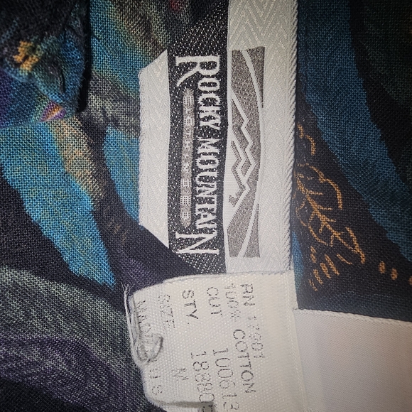 Colorful Patterned Button Down Shirt - Picture 2 of 3